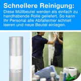 Tork Abfallsäcke 70 Liter, transparent, B1, aus 55 % PCR-Material – Ansicht 5
