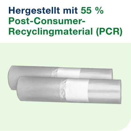 Tork Abfallsäcke 70 Liter, transparent, B1, aus 55 % PCR-Material – Ansicht 6