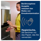 Tork Matic Sensor-Papierspender H1, berührungslos, Edelstahl – Ansicht 4