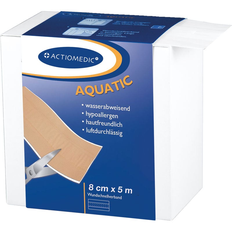 Actiomedic AQUATIC Wundschnellverband – wasserabweisend und hypoallergen – Ansicht 2