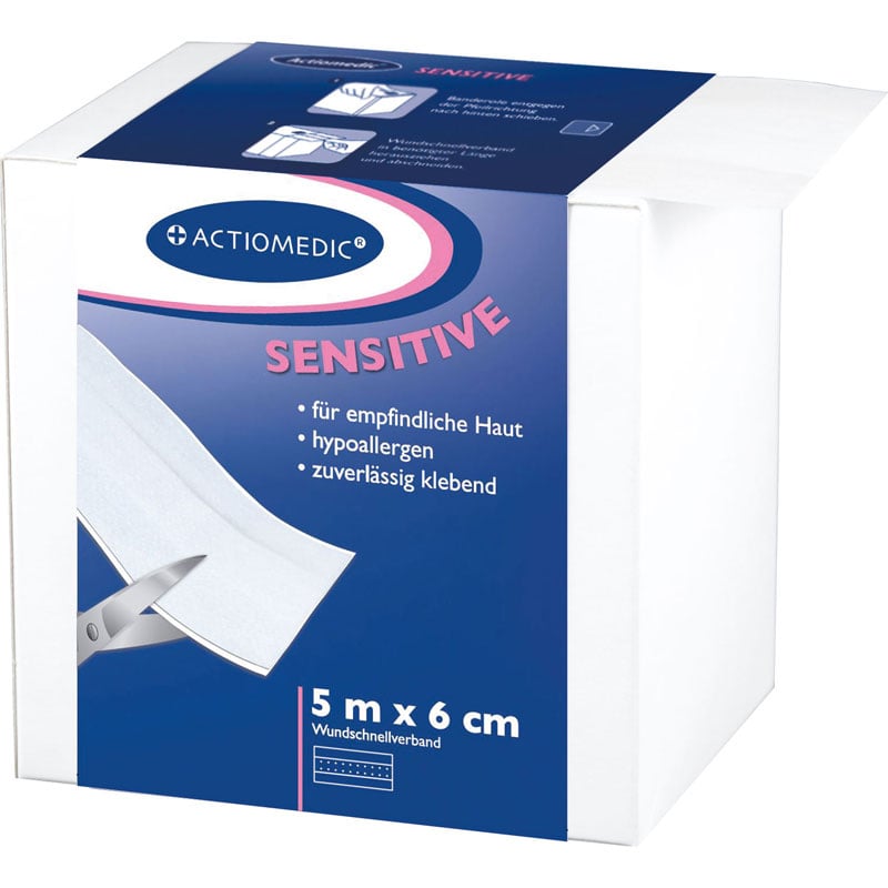 Actiomedic Sensitive Wundschnellverband – superweiches Vlies für empfindliche Haut – Ansicht 2