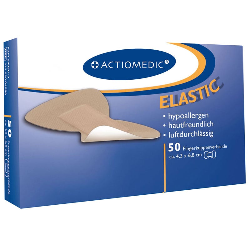 Actiomedic ELASTIC Fingerkuppenverbände luftdurchlässig und hypoallergen – Ansicht 2