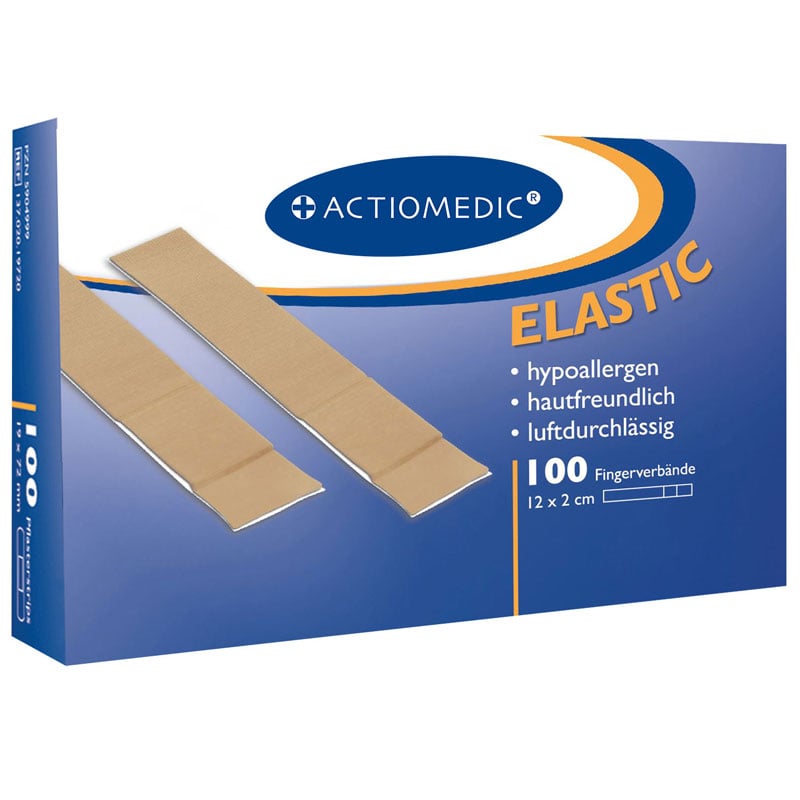Actiomedic ELASTIC Fingerverbände, hautfarben – elastisch, hypoallergen und luftdurchlässig – Ansicht 3