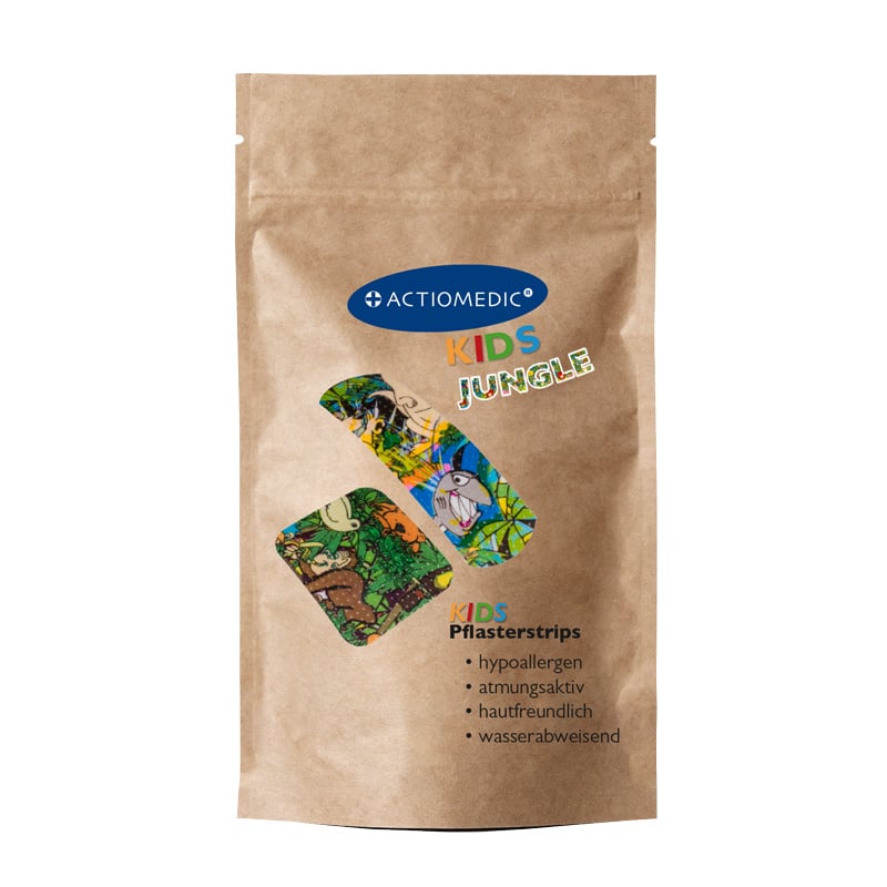 Actiomedic AQUATIC Kinderpflaster – wasserabweisend, bunt bedruckt und hypoallergen – Ansicht 2