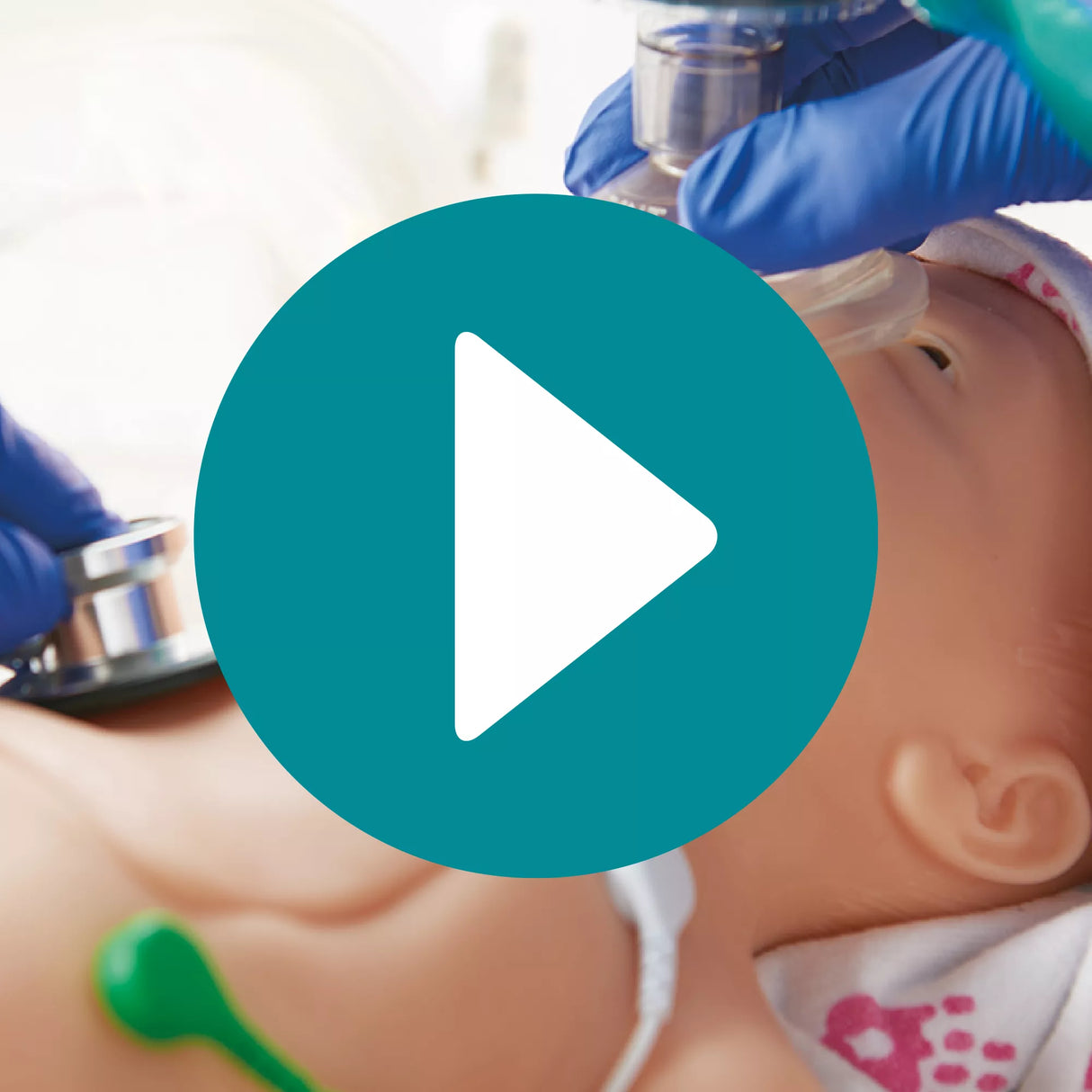 Erler-Zimmer Baby C.H.A.R.L.I.E. Simulator Modell zur neonatalen Wiederbelebung ohne EKG