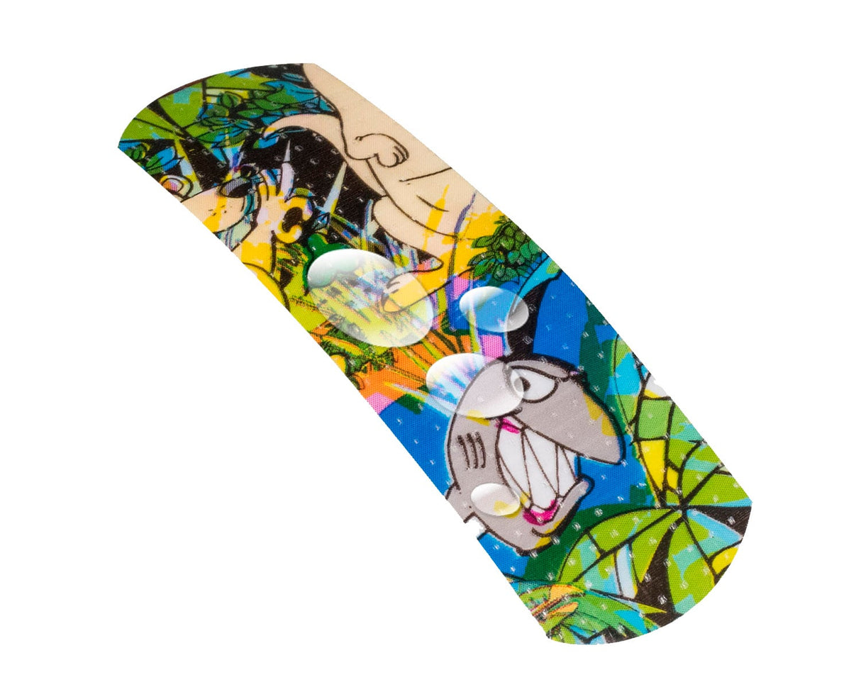 Actiomedic EasyAid KIDS Pflasterstrips – wasserabweisend, hypoallergen und mit Jungle-Motiv – Ansicht 2