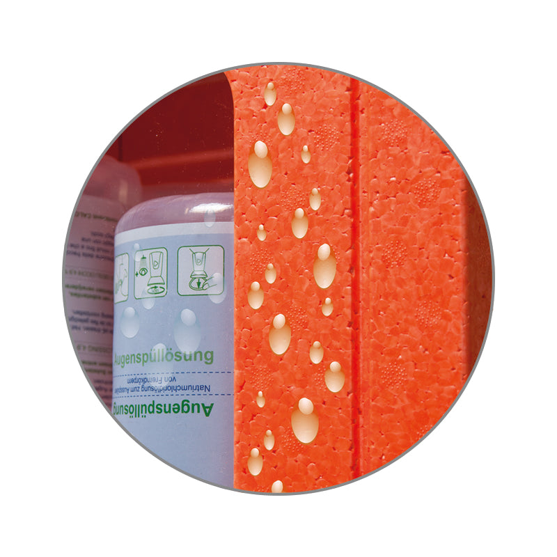 Actiomedic EYE CARE Medi2Protect TWIN I Augenspülstation – mit Sichtfenster und Wandhalterung – Ansicht 2