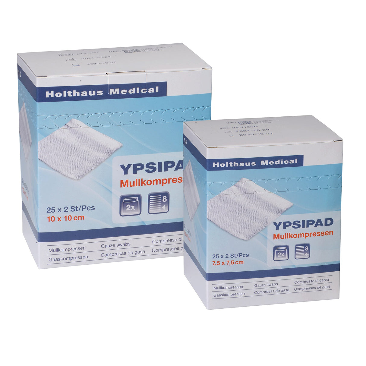 Holthaus Medical YPSIPAD Mullkompresse DIN EN 14079, steril – Ansicht 3