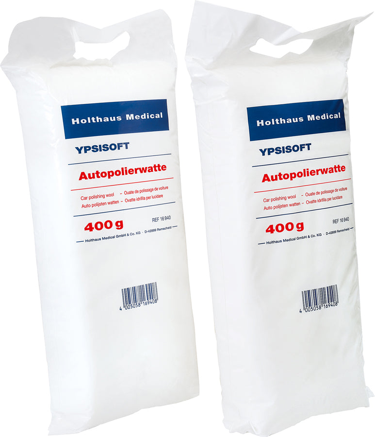 Holthaus Medical Autopolierwatte, weiß – Ansicht 2