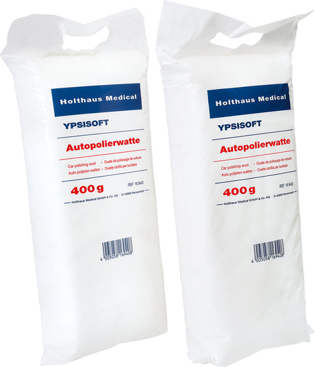 Holthaus Medical Autopolierwatte, weiß – Ansicht 2