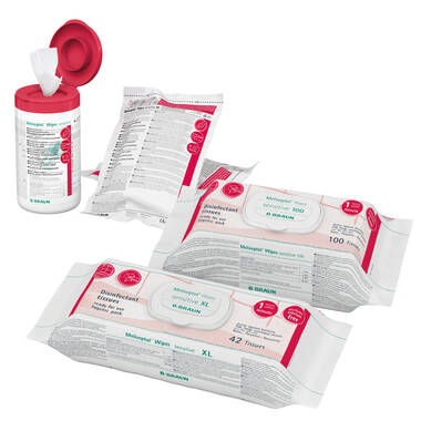 B.Braun Meliseptol Wipes sensitive (60 Tücher) Flächenschnelldesinfektion