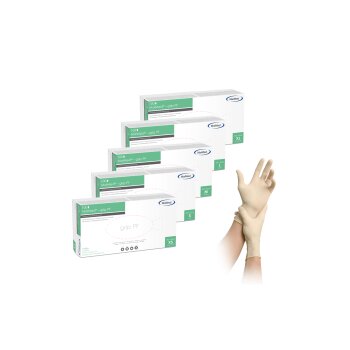MaiMed® grip PF Einmalhandschuhe Latex 100 Stck.