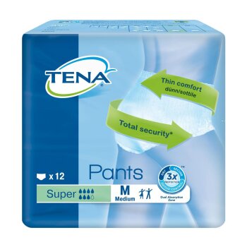 TENA Pants Super 12 Stück (80-110 cm) Gr. M