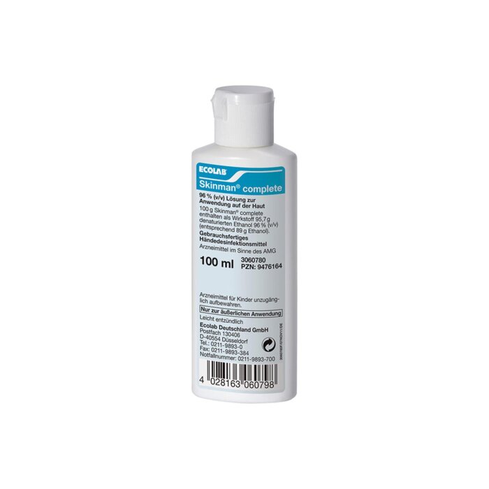 ECOLAB Skinman® complete Händedesinfektion 100 ml Flasche
