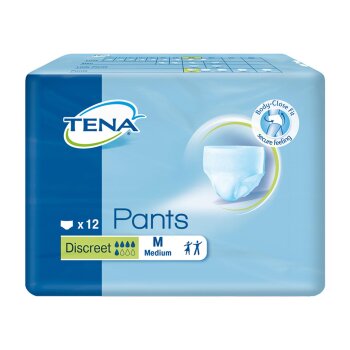 TENA Pants Discreet Einweghosen 12 Stück Größe M