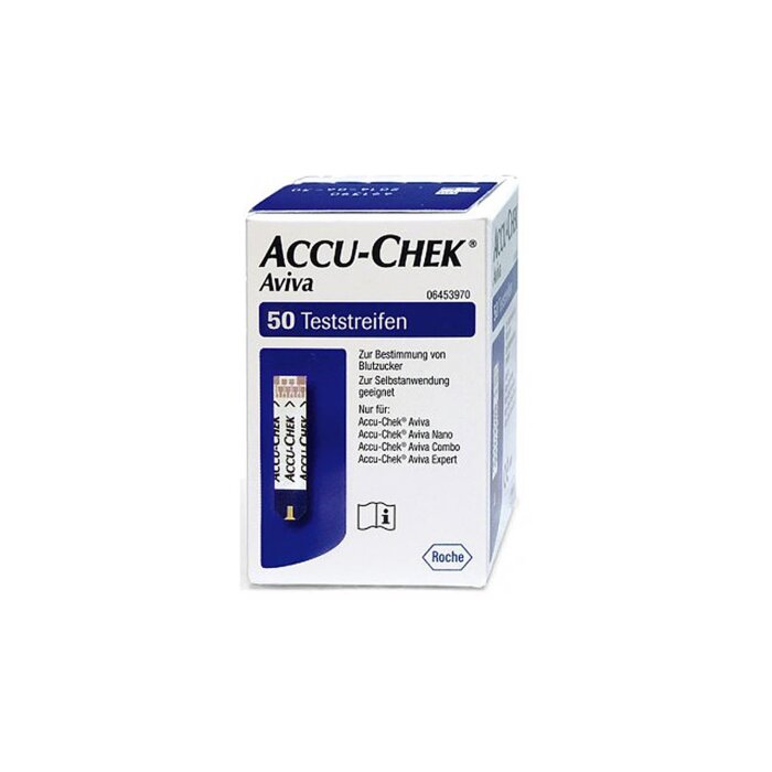 Roche Accu-Chek Aviva Blutzuckerteststreifen Interferenz 50 Stück