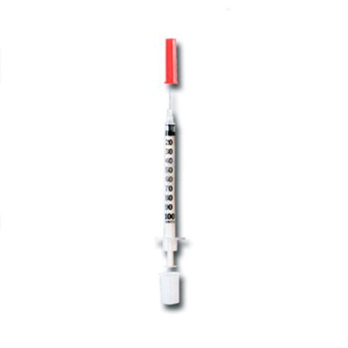 100 BD Micro-Fine+ Insulinspritzen 0,5 ml, U-100  m. Kanüle 0,30 x 8 mm