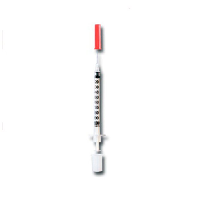 BD Micro-Fine+ Insulinspritzen mit Kanüle 0,5 ml 0,30 x 8mm U40