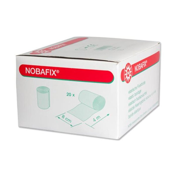 NOBA Nobafix elastische Fixierbinde ohne Folie 20 Stück 4 m x 10 cm