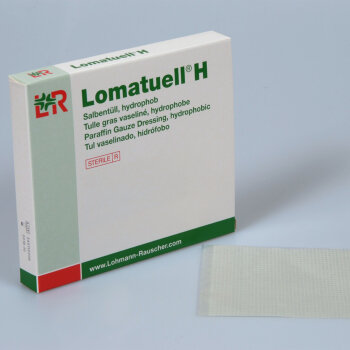 Lohmann Rauscher Lomatuell H Salbentüll, hydrophob steril 50 Stk 10 x 10 cm