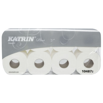 Katrin Plus Toilet 250 Toilettenpapier weiß 3-...