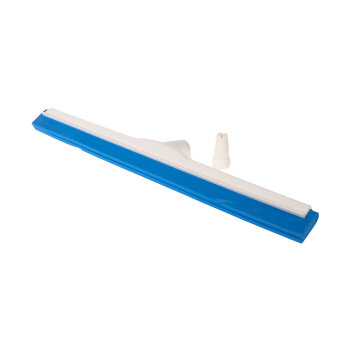 Nölle Hygiene Abzieher (Wasserschieber) 60 cm, weiß-Doppel-Lippe blau