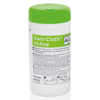 Ecolab Sani-Cloth Active Desinfektionstücher (125 T.)