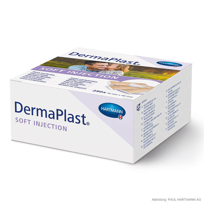 Hartmann DermaPlast sensitive injection Injektionspflaster 4 x 1,6 cm (250Stck.)