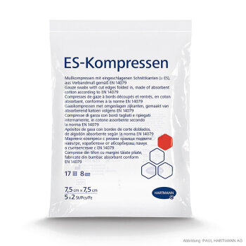 Hartmann ES-Kompressen steril 8-fach (5 x 2 Stck.)